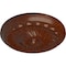 Ekena Millwork Flower Spiral Ceiling Medallion (Canopies up to 2"), 12 1/4"OD x 2 1/4"P, Burnished Mahogany Crackle CM12FLBMC - alternate 2
